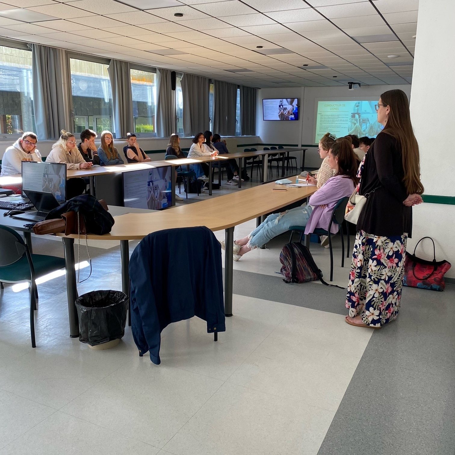 Visite lycee Le gros Chene