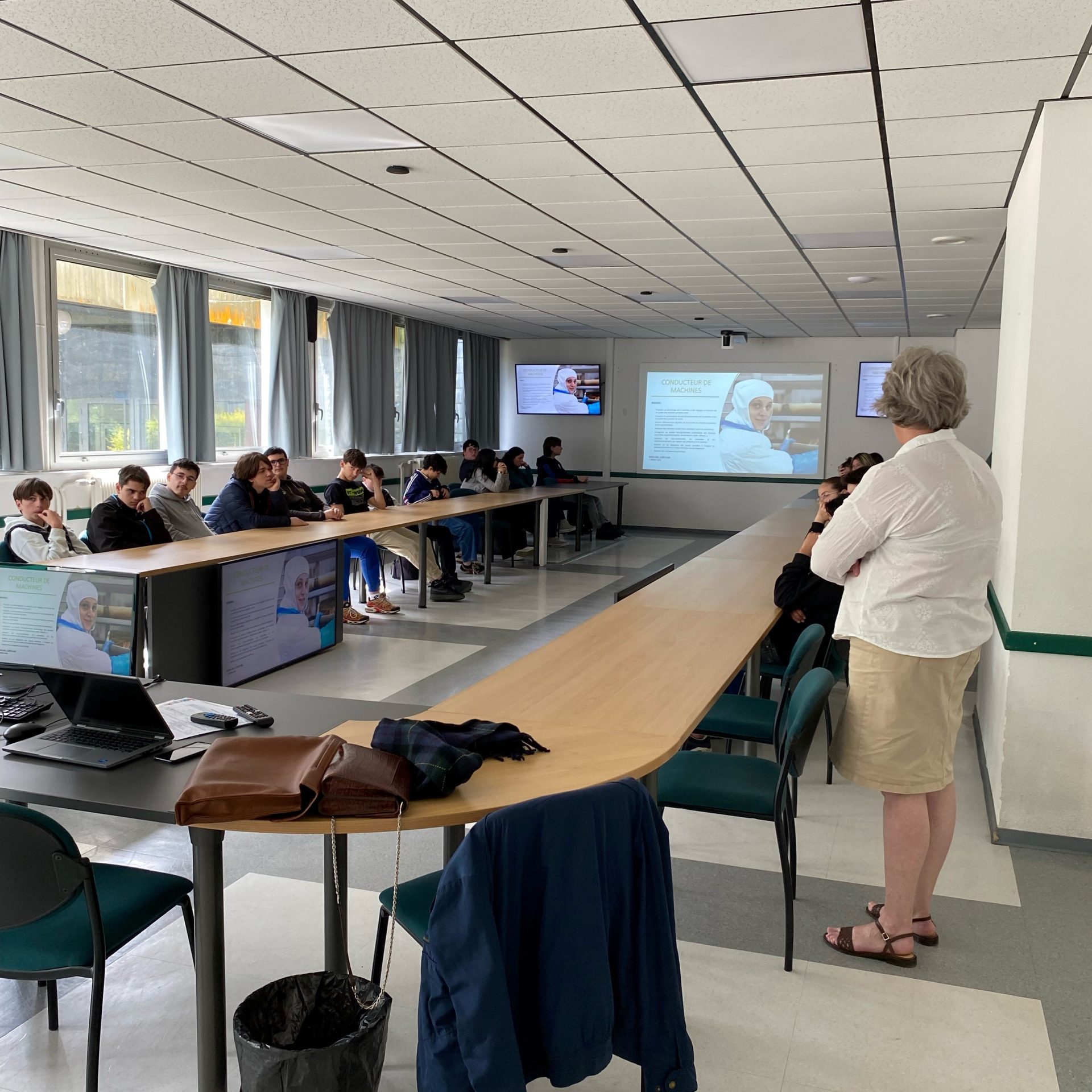 Visite lycee Le gros Chene